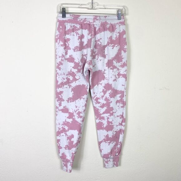 Nickelodeon Rugrats Y2k Style Pink & White Graphic Tie Dye Sweatpant Joggers - Picture 3 of 5